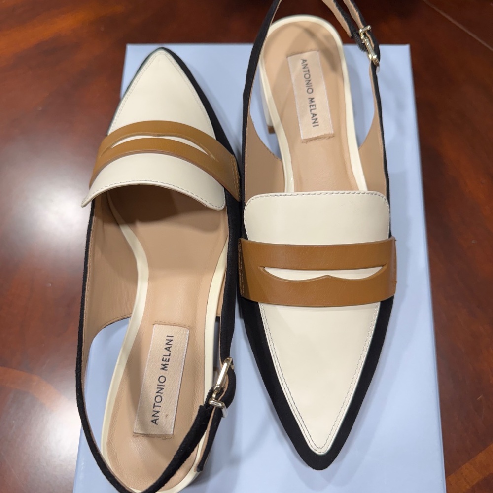 New Antonio Melani Flats ,Suede & Leather, NEW
